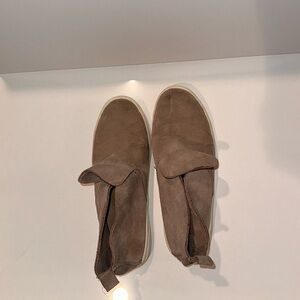 DOLCE VITA Womens Sneaker Slip On Brown Mid Top Suede Size 8